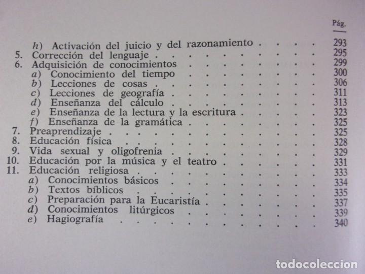 Libros de segunda mano: LAS OLIGOFRENIAS / Jer&oacute;nimo de Moragas - Foto 6