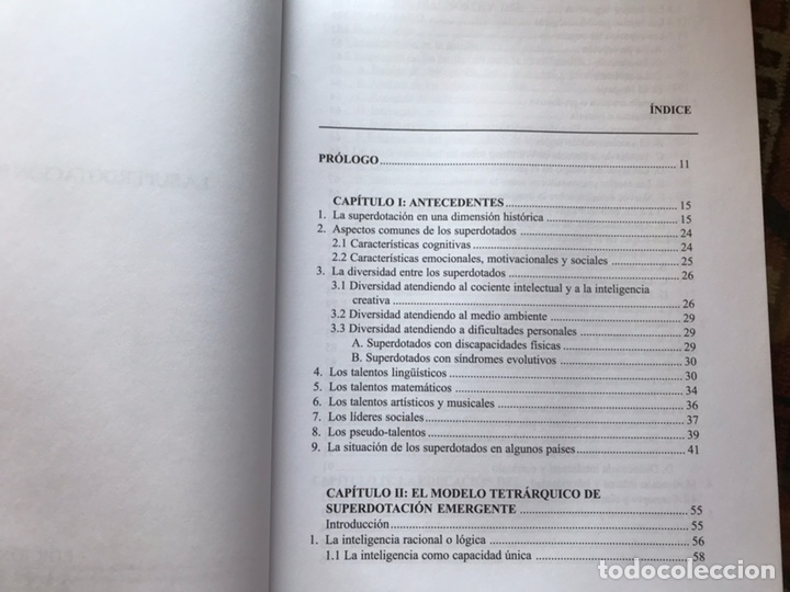 Libros de segunda mano: La Superdotaci&oacute;n intelectual. Esteban S&aacute;nchez - Foto 4