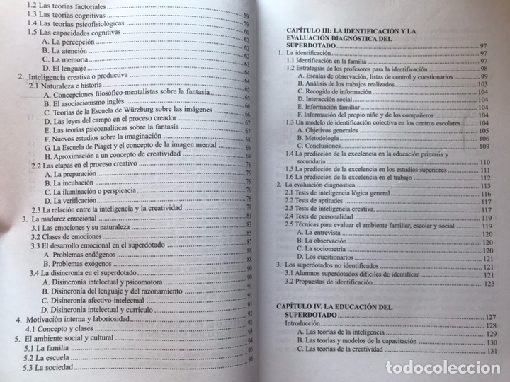 Libros de segunda mano: La Superdotaci&oacute;n intelectual. Esteban S&aacute;nchez - Foto 5