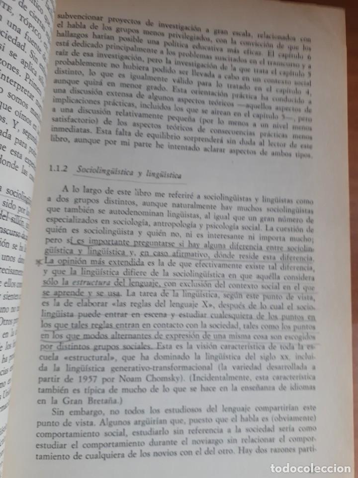 Libros de segunda mano: LA SOCIOLING&Uuml;&Iacute;STICA. R.A. HUDSON - Foto 4