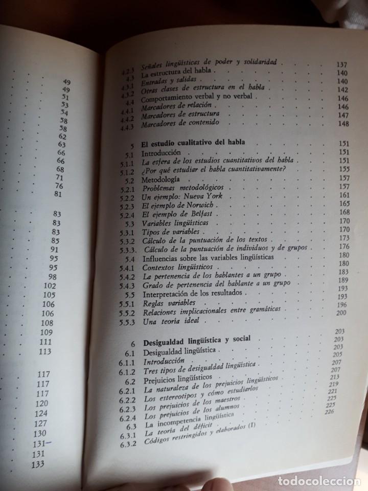 Libros de segunda mano: LA SOCIOLING&Uuml;&Iacute;STICA. R.A. HUDSON - Foto 8