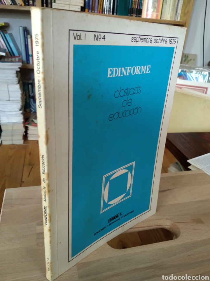 Libri di seconda mano: EDINFORME. ABSTRACTS DE EDUCACI&Oacute;N. VOL 1 N&ordm;4 #1146
