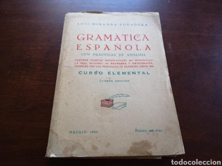 Libros de segunda mano: Gram&aacute;tica espa&ntilde;ola de Lu&iacute;s miranda podadera - Foto 1