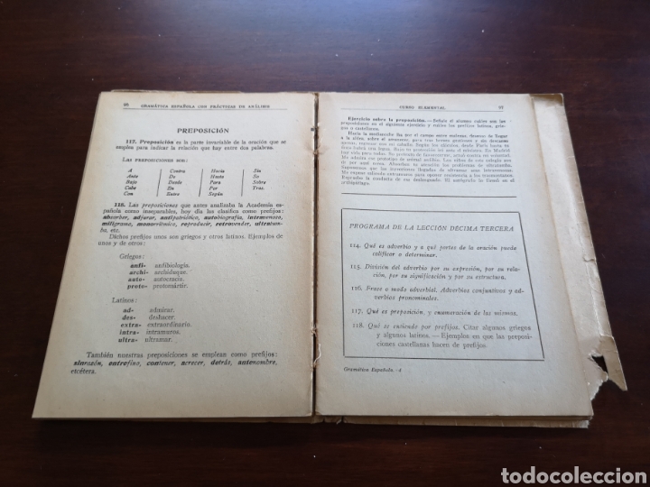 Libros de segunda mano: Gram&aacute;tica espa&ntilde;ola de Lu&iacute;s miranda podadera - Foto 3