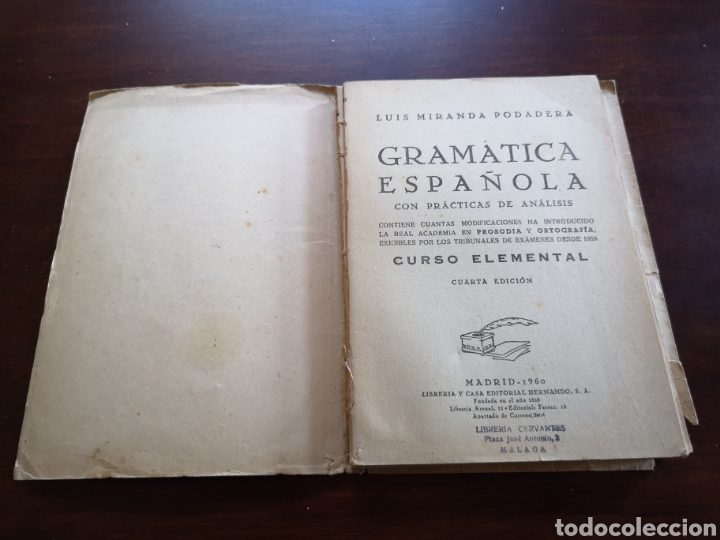 Libros de segunda mano: Gram&aacute;tica espa&ntilde;ola de Lu&iacute;s miranda podadera - Foto 5