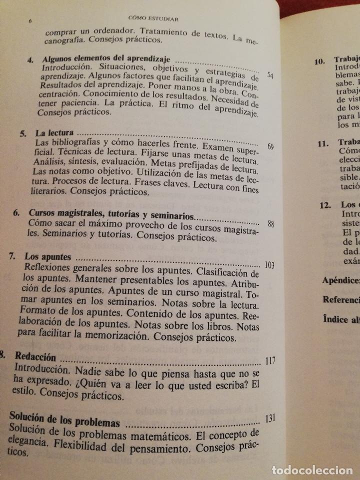 Libros de segunda mano: C&Oacute;MO ESTUDIAR (ANNE HOWE) DEUSTO - Foto 4