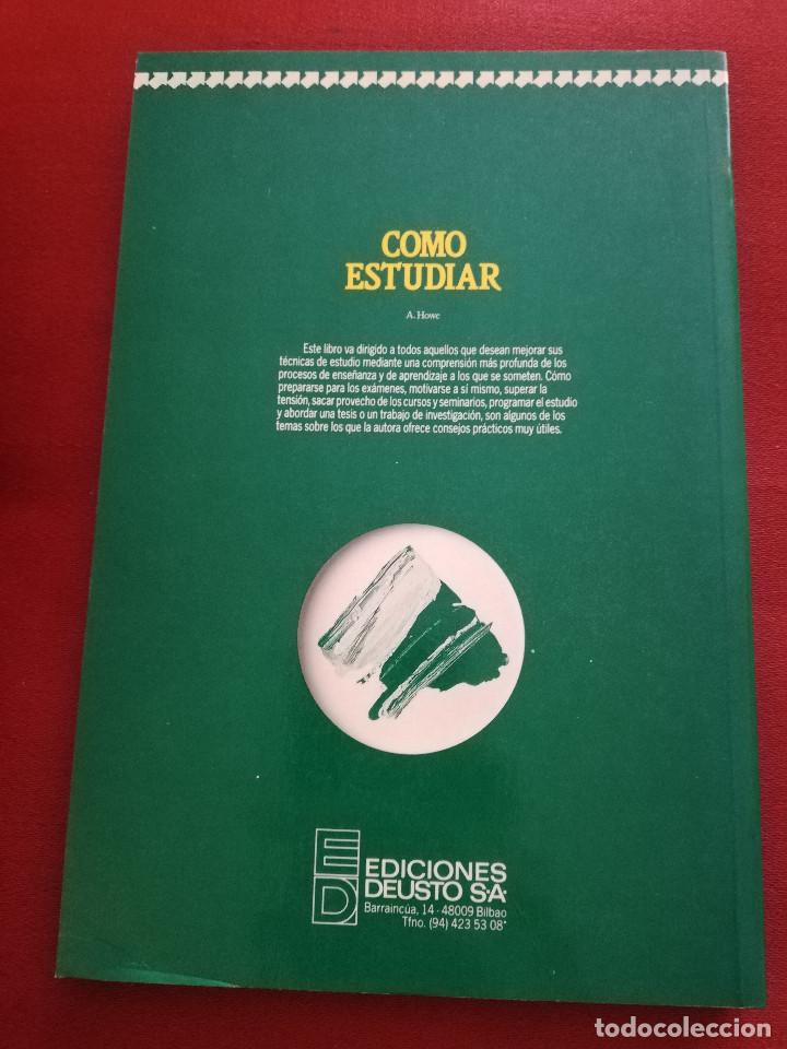 Libros de segunda mano: C&Oacute;MO ESTUDIAR (ANNE HOWE) DEUSTO - Foto 6