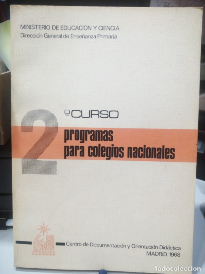 Libros de segunda mano: Programas para colegios nacionales 2&ordm; curso - Foto 1
