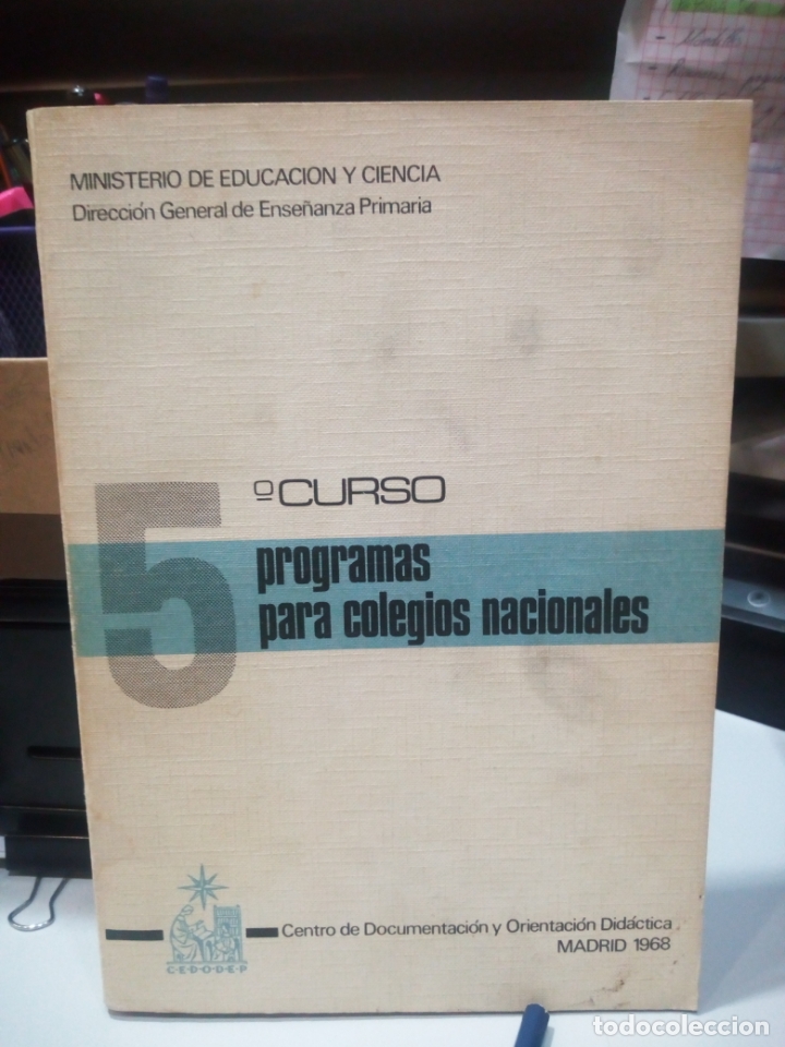 Libros de segunda mano: Programas para colegios nacionales 5&ordm; curso - Foto 1