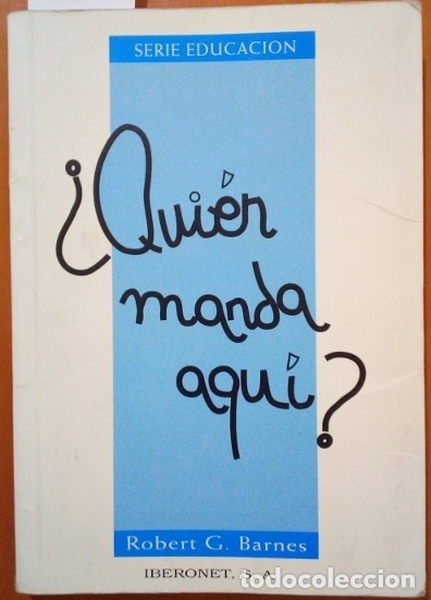 Libros de segunda mano: &iquest;QUIEN MANDA AQUI?. - BARNES, Robert G. - Foto 1