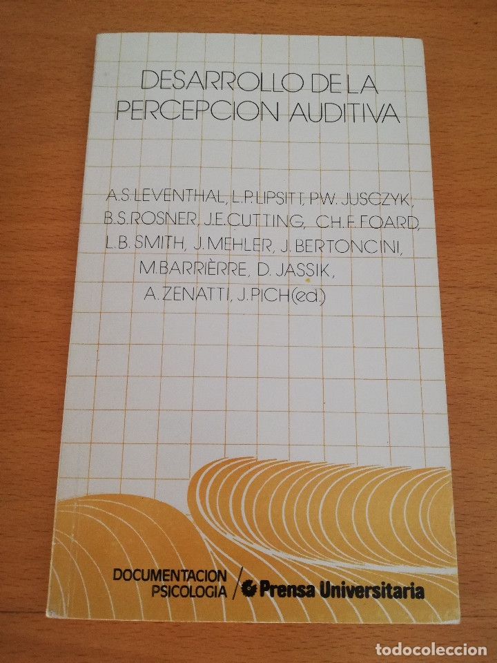 Libros de segunda mano: DESARROLLO DE LA PERCEPCI&Oacute;N AUDITIVA (VV. AA.) - Foto 1