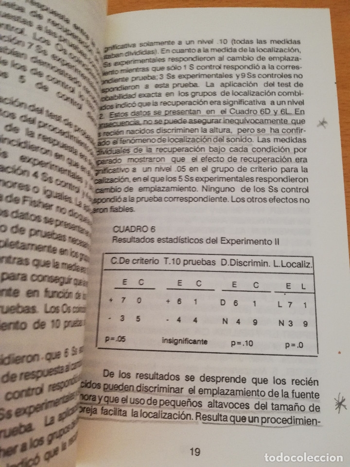 Libros de segunda mano: DESARROLLO DE LA PERCEPCI&Oacute;N AUDITIVA (VV. AA.) - Foto 6