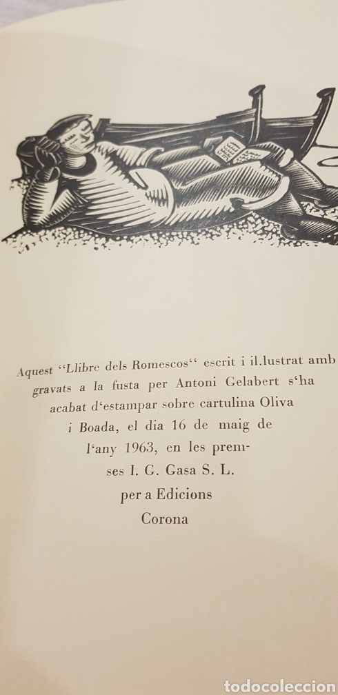 Libros de segunda mano: LLIBRE DELS ROMESCOS,1963. - Foto 7