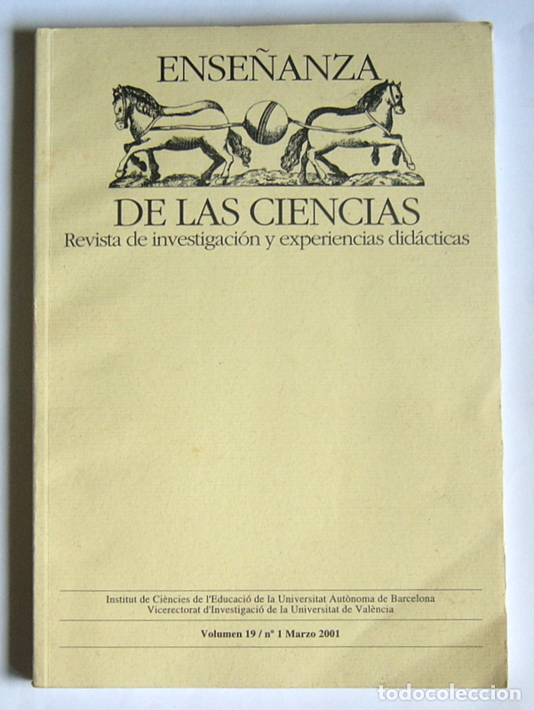 Second hand books: ENSE&Ntilde;ANZA DE LAS CIENCIAS - REVISTA DE INVESTIGACION Y EXPERIENCIAS DIDACTICAS - VOLUMEN 19. N&ordm;1