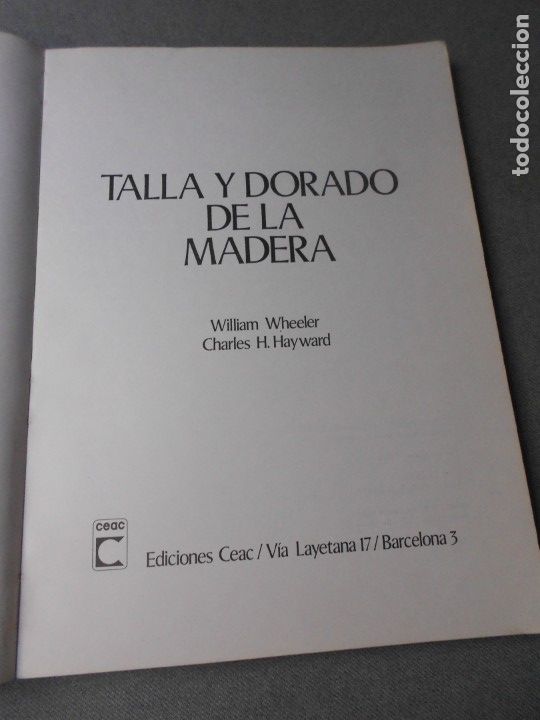 Libros de segunda mano: TALLA Y DORADO DE LA MADERA - Foto 2