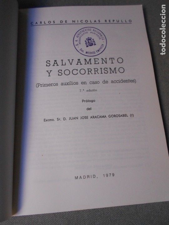 Libros de segunda mano: SALVAMENTO Y SOCORRISMO - Foto 2