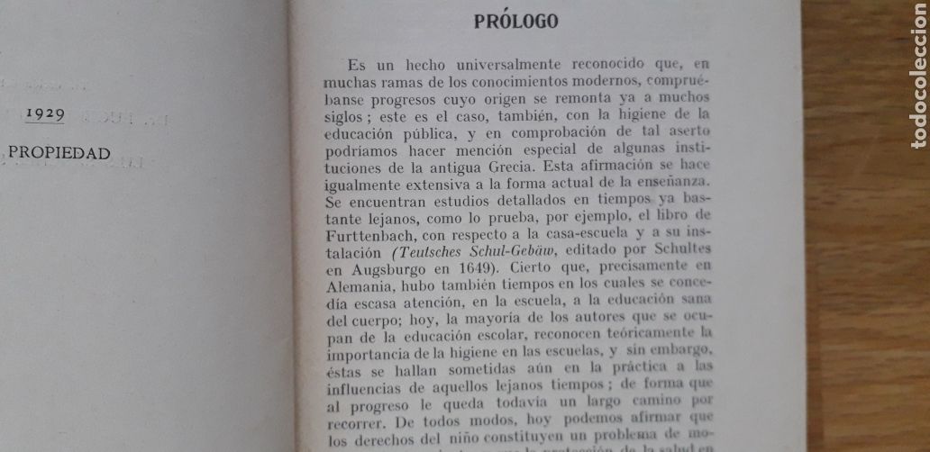 Libros de segunda mano: HIGIENE ESCOLAR, PROF. L. BURGERSTEIN, - Foto 2