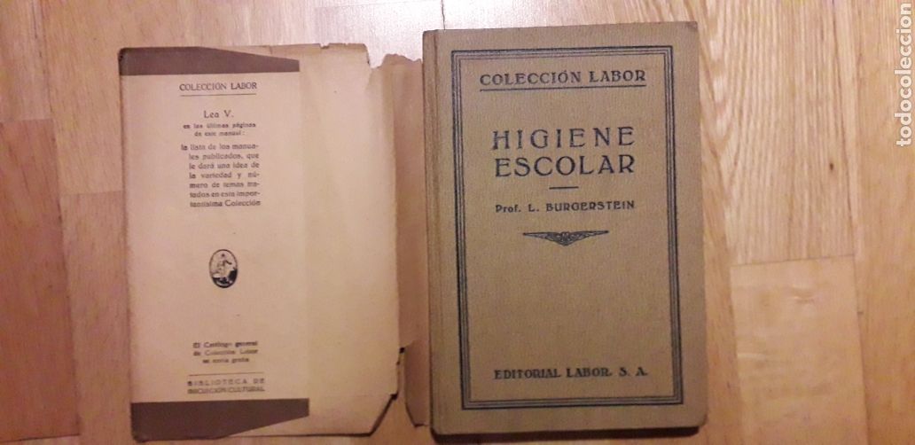 Libros de segunda mano: HIGIENE ESCOLAR, PROF. L. BURGERSTEIN, - Foto 1