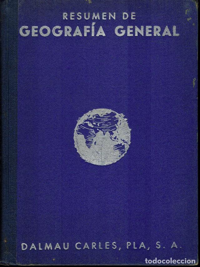 Libros de segunda mano: RESUMEN DE GEOGRAF&Iacute;A GENERAL - Foto 1