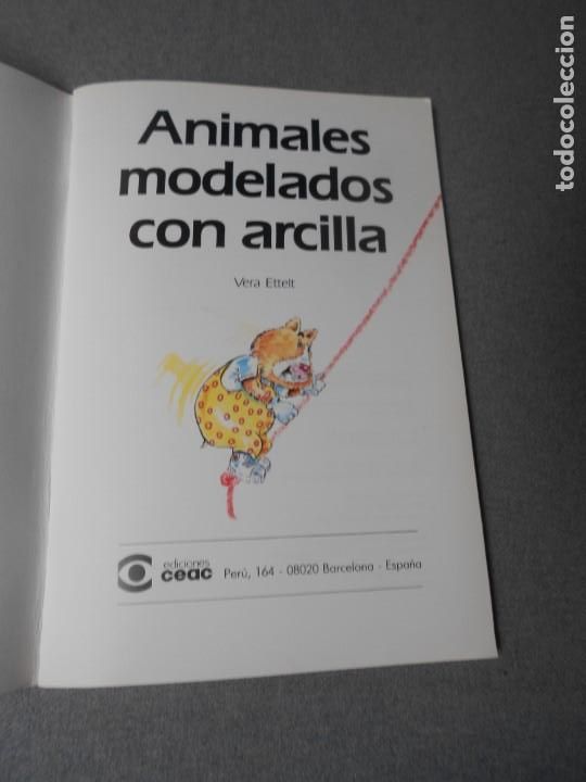 Libros de segunda mano: ANIMALES MODELADOS CON ARCILLA - Foto 2