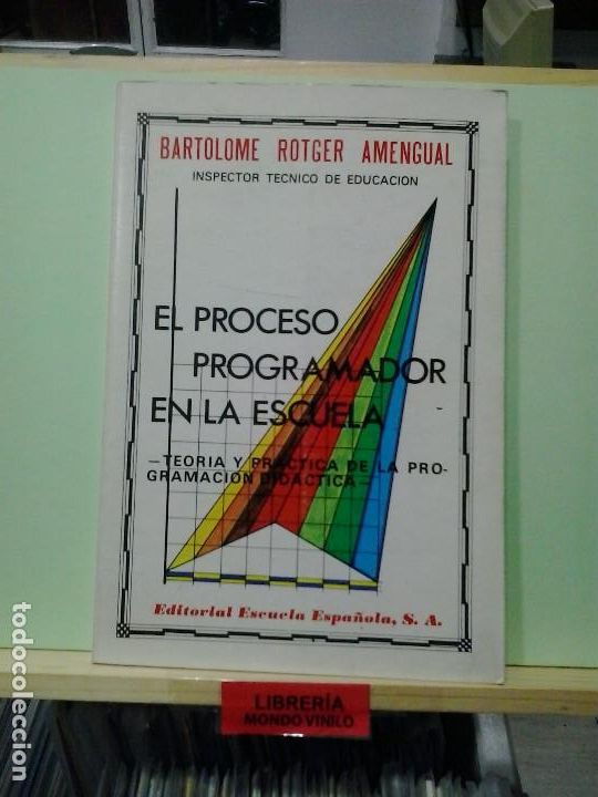 Libros de segunda mano: El proceso programador en la escuela. Bartolome Rotger Amengual - Foto 1