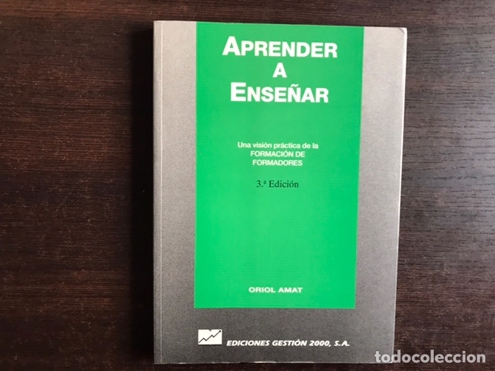 Libros de segunda mano: Aprender a ense&ntilde;ar. Oriol Amat - Foto 1