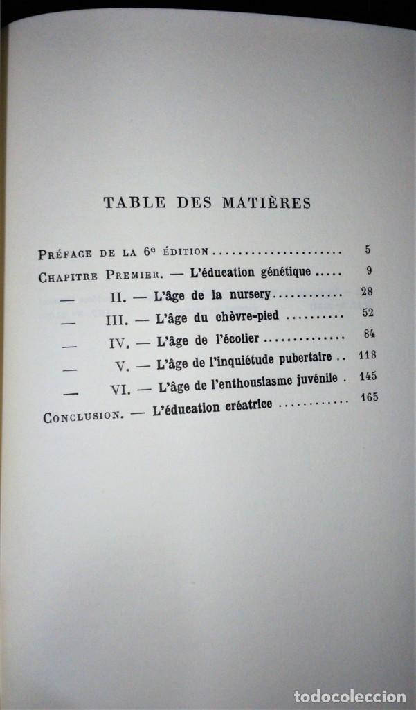 Libros de segunda mano: Les &Eacute;tapes de L`Education de Maurice Debesse - Foto 3