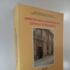 Libros de segunda mano: ASPECTOS DE LA ENSEÑANZA DE LENGUAS EXTRANJERAS UNIVERSIDAD DE GRANADA. Lote 196619597