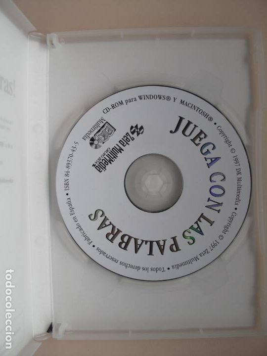 Libros de segunda mano: JUEGA CON LAS ! PALABRAS !.- CD-ROM PARA PC - Foto 2