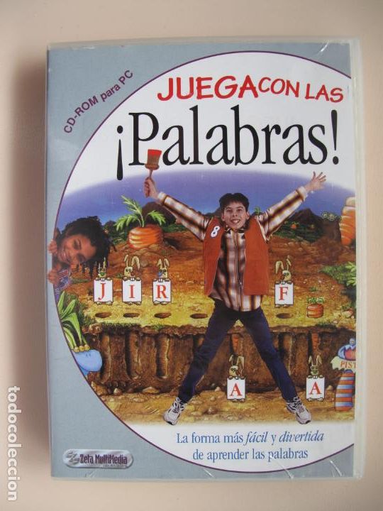 Libros de segunda mano: JUEGA CON LAS ! PALABRAS !.- CD-ROM PARA PC - Foto 1