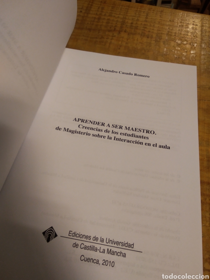 Libros de segunda mano: APRENDER A SER MAESTRO. ALEJANDRO CASADO ROMERO #5340 - Foto 4