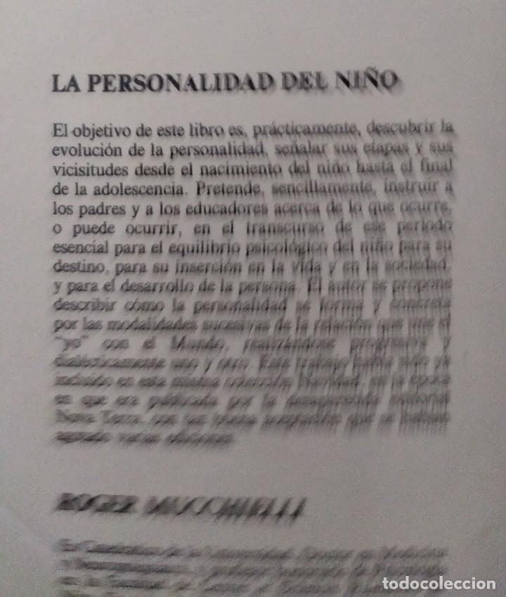 Libros de segunda mano: LA PERSONALIDAD DEL NI&Ntilde;O - ROGER MUCCHIELLI - Foto 2