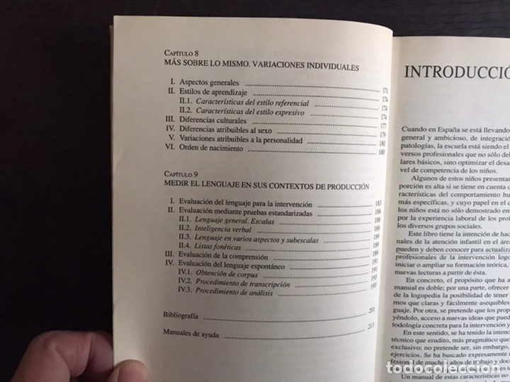 Libros de segunda mano: Desarrollo del lenguaje. Rosa Ana Clemente - Foto 3