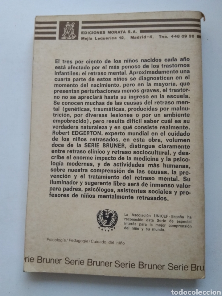 Libros de segunda mano: RETRASO MENTAL/R. EDGERTON - Foto 4