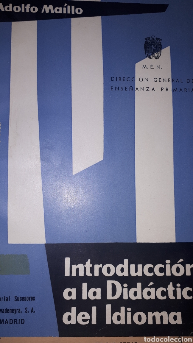 Libros de segunda mano: INTRODUCCI&Oacute;N A LA DID&Aacute;CTICA DEL IDIOMA ADOLFO MA&Iacute;LLO - Foto 1