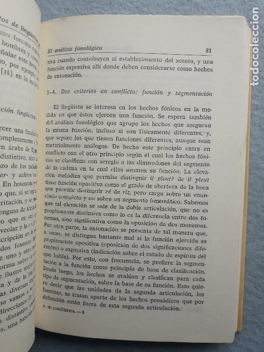 Libros de segunda mano: Elementos de Ling&uuml;istica General. Andr&eacute; Martinet. - Foto 4
