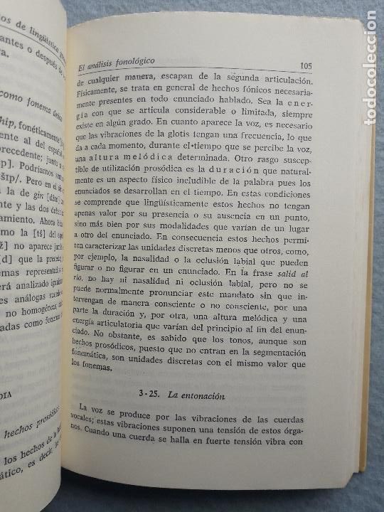 Libros de segunda mano: Elementos de Ling&uuml;istica General. Andr&eacute; Martinet. - Foto 5