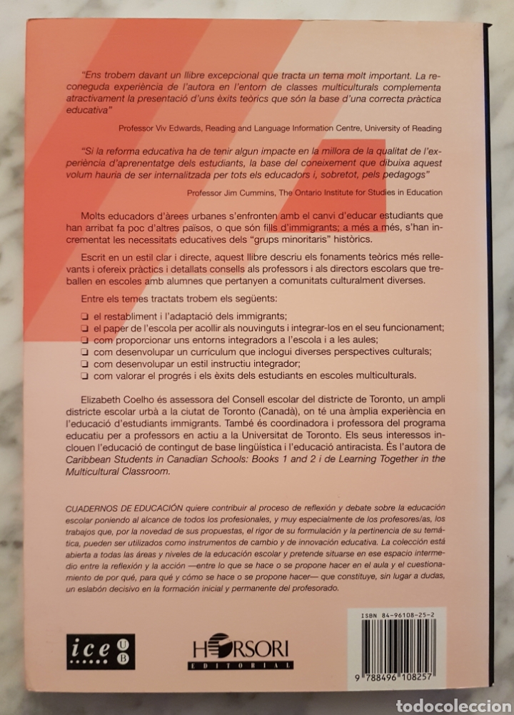 Libros de segunda mano: Ensenyar apendre escoles multiculturals. Catal&agrave; - Foto 2