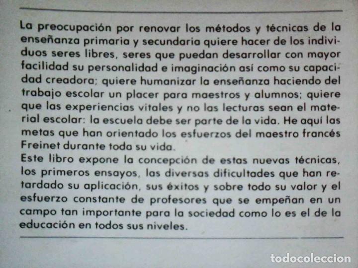 Libros de segunda mano: T&eacute;cnicas Freinet de la escuela moderna (Celest&iacute;n Freinet) 1978 - Foto 3