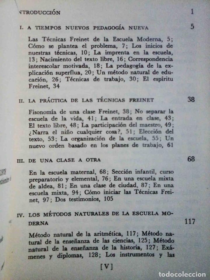Libros de segunda mano: T&eacute;cnicas Freinet de la escuela moderna (Celest&iacute;n Freinet) 1978 - Foto 4