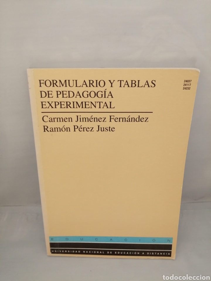 Libros de segunda mano: Formulario y tablas de Pedagog&iacute;a Experimental (edici&oacute;n 2002) - Foto 1