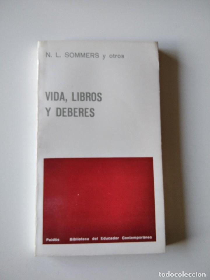 Libros de segunda mano: VIDA, LIBROS Y DEBERES / SOMMERS - Foto 1