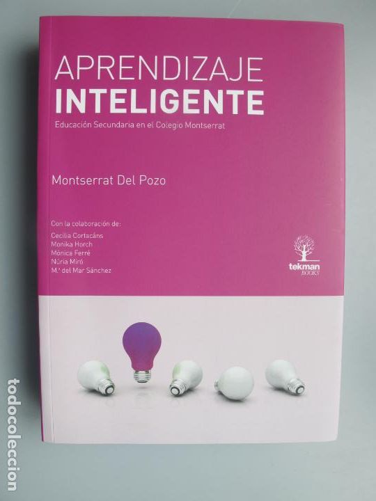 Second hand books: APRENDIZAJE INTELIGENTE. EDUCACI&Oacute;N SECUNDARIA EN EL COLEGIO MONTSERRAT.- M. DEL POZO.- TEKMAN BOOK
