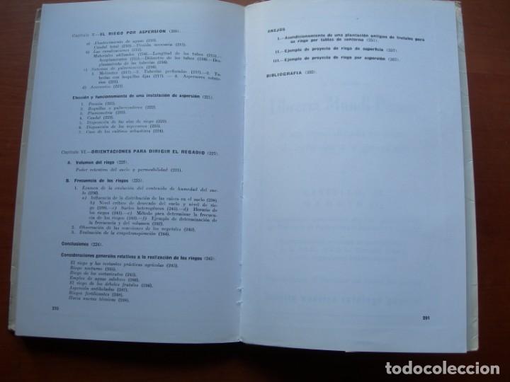 Libros de segunda mano: EL RIEGO / M. DELOYE - H. REBOUR - Foto 6