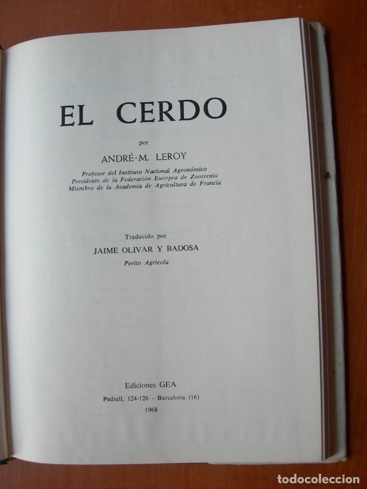 Libros de segunda mano: EL CERDO / ANDR&Eacute; LEROY PEDAGOGIA - Foto 3