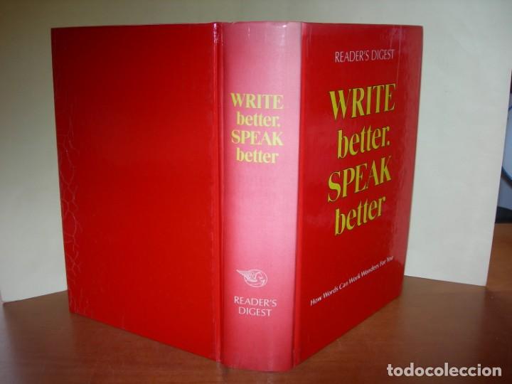 Libros de segunda mano: WRITE BETTER, SPEAK BETTER / READER&acute;S DIGEST - Foto 1
