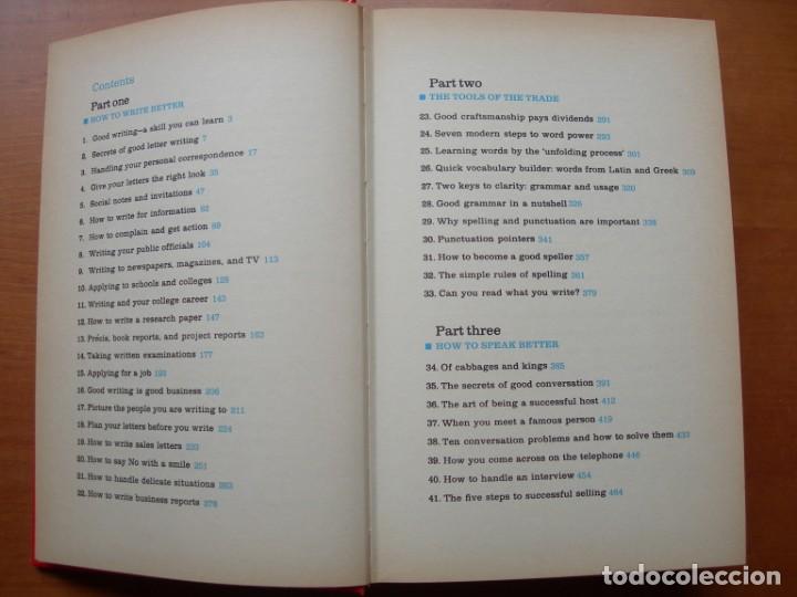 Libros de segunda mano: WRITE BETTER, SPEAK BETTER / READER&acute;S DIGEST - Foto 3