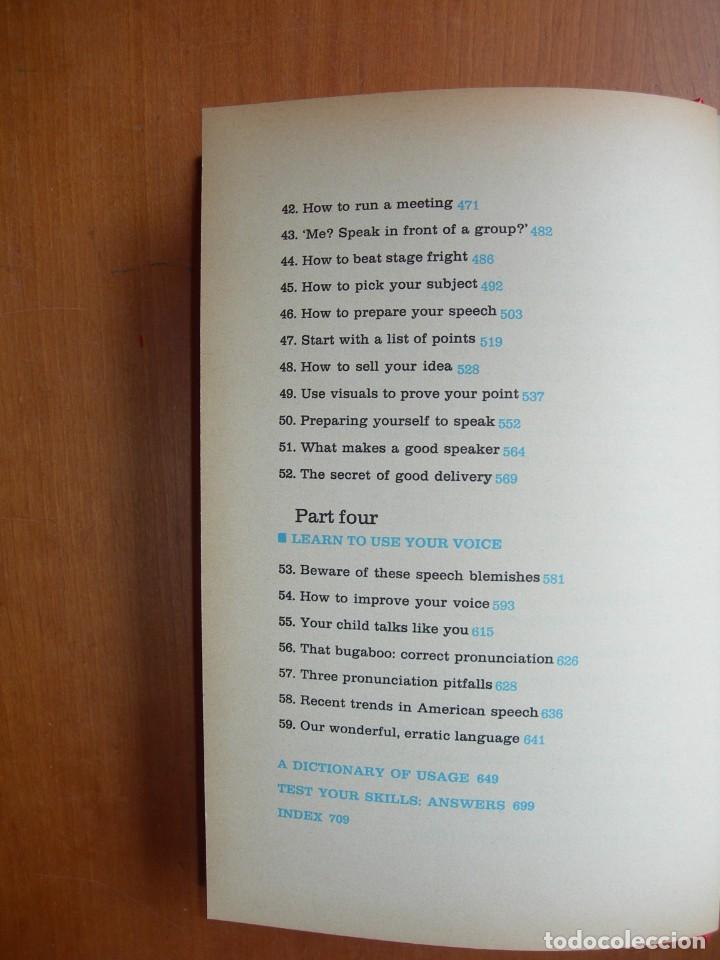 Libros de segunda mano: WRITE BETTER, SPEAK BETTER / READER&acute;S DIGEST - Foto 4