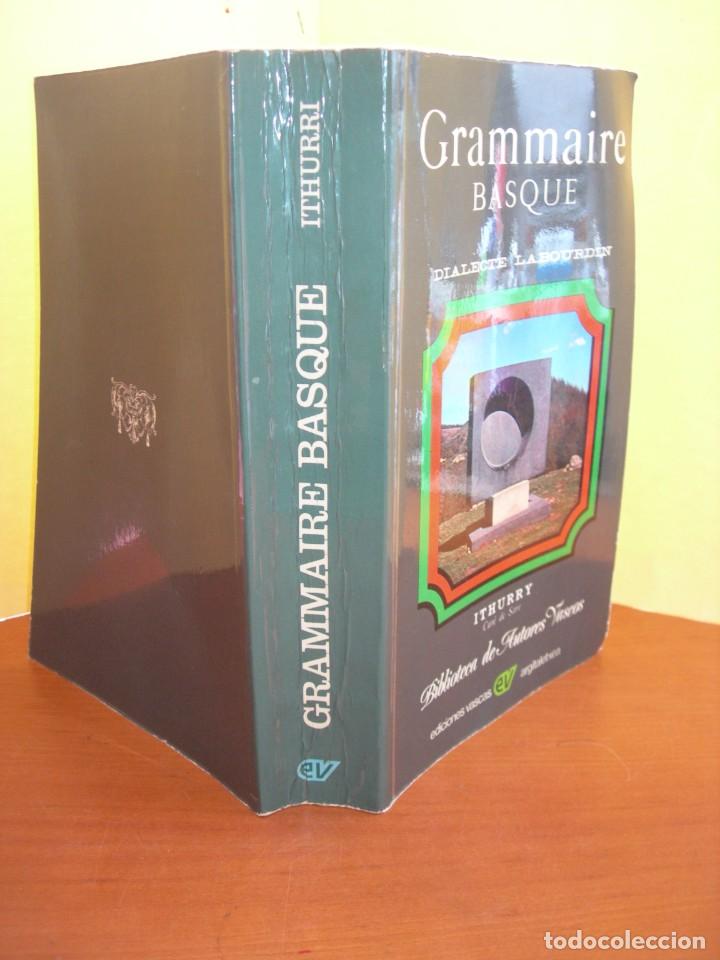 Libros de segunda mano: GRAMMAIRE BASQUE / DIALECTE LABOURDIN / ITHURRY / CUR&Eacute; DE SARE / EUSKERA - FRANC&Eacute;S - Foto 1