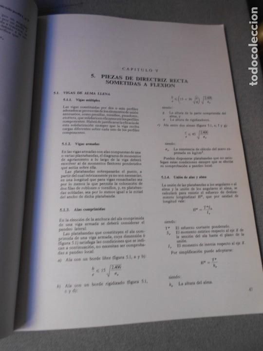 Libros de segunda mano: CALCULO DE ESTRUCTURAS DE ACERO LAMINADO EN EDIFICACION - Foto 8